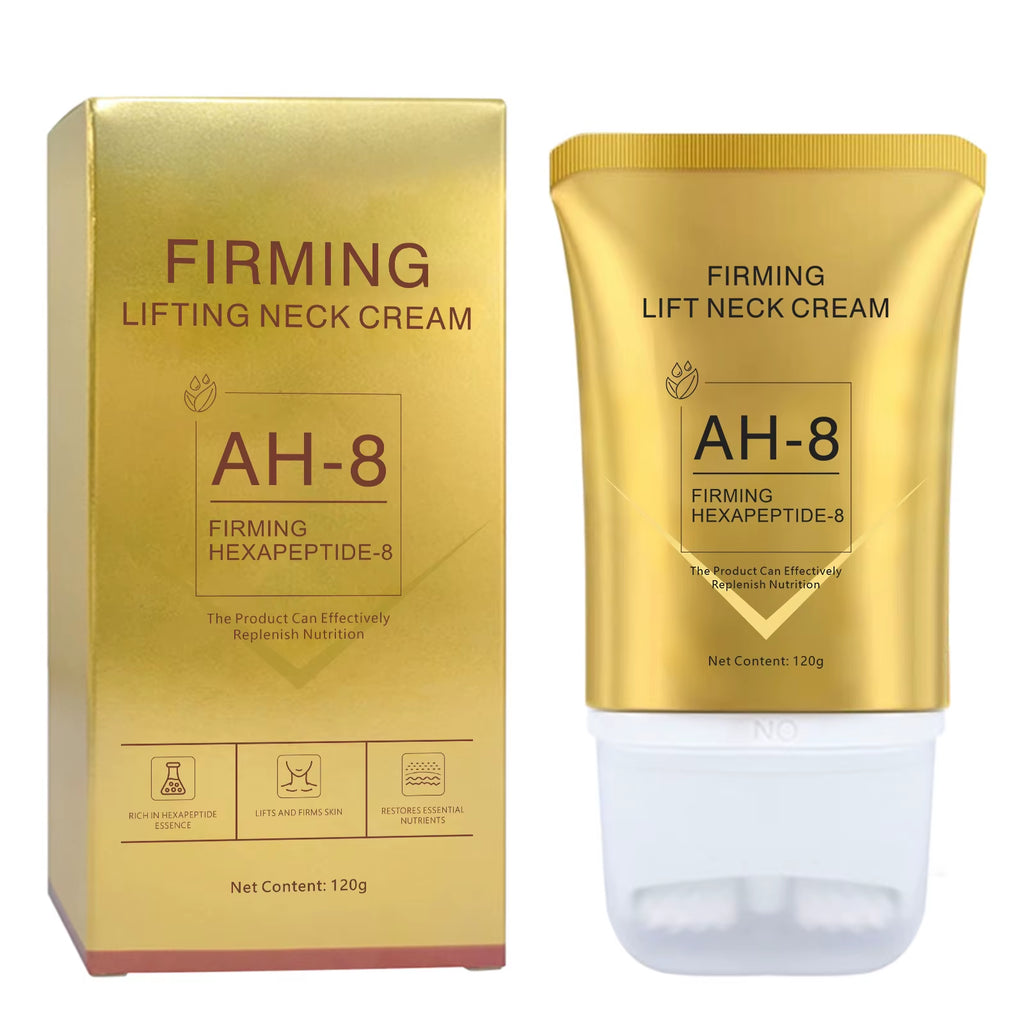 120G Roller Neck Cream Massage Better Absorb Lift Firm Turkey Neck in 28 Days with Firm Hexapept 8 Ah 8 Tighten Smooth Skin